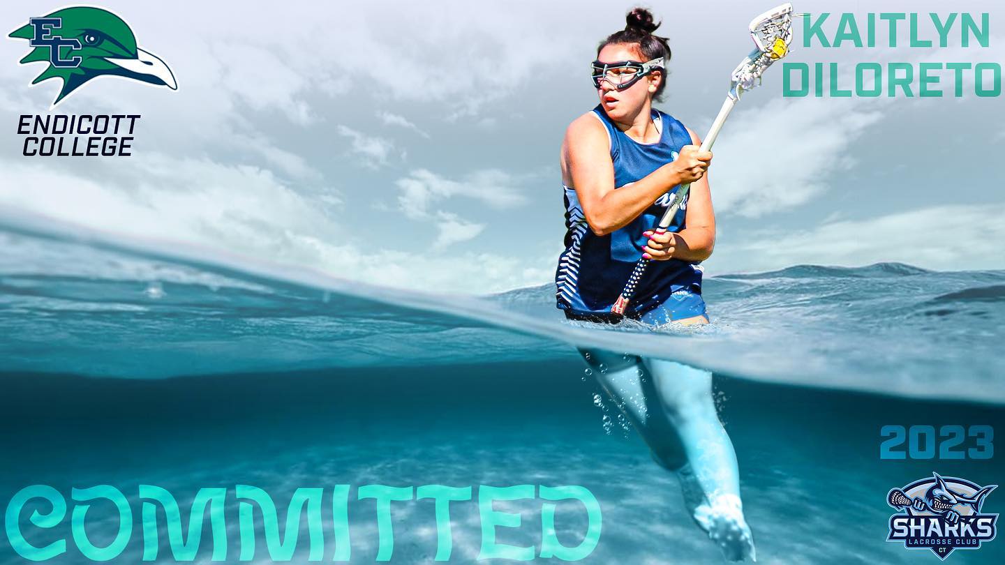 We’ve got another 2023 commit!🦈🥍

Congratulations to Kaitlyn DiLoreto ‘23 on the commitment to continue her education and play lacrosse at Endicott College! 

#SharkAlumni #ShorelineLax